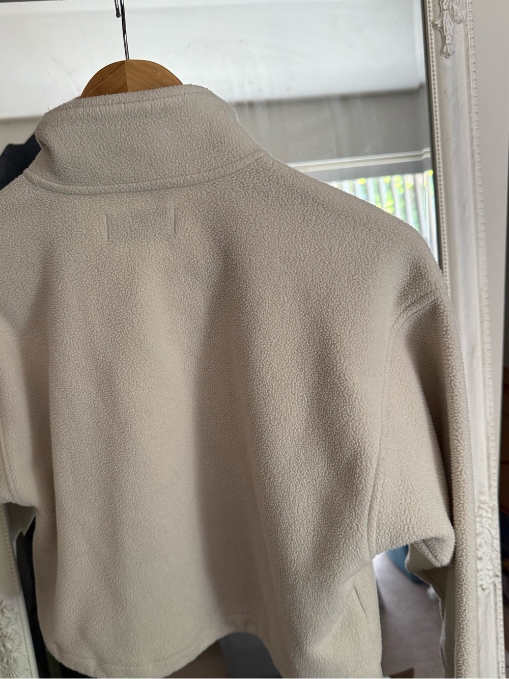 Aritzia TNA Polar Fleece Quarter Zip Crop Sweater - Picture 6 of 6